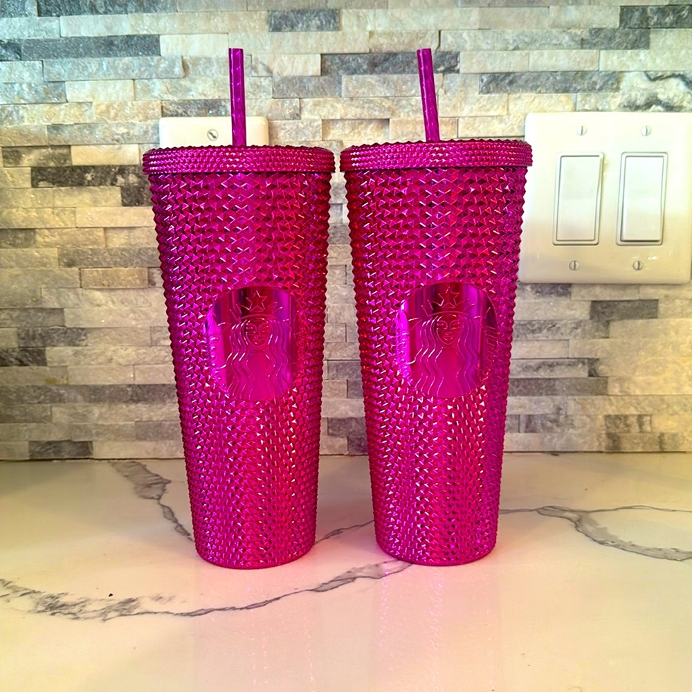 HOT PINK CHROME 2022 STARBUCKS LIMITED CUP